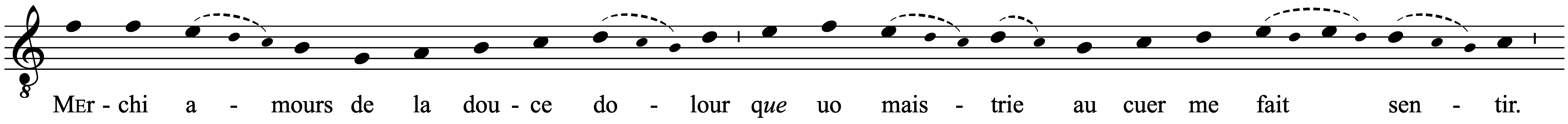 Work musical notation